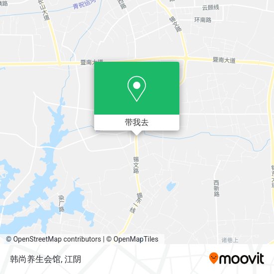 韩尚养生会馆地图
