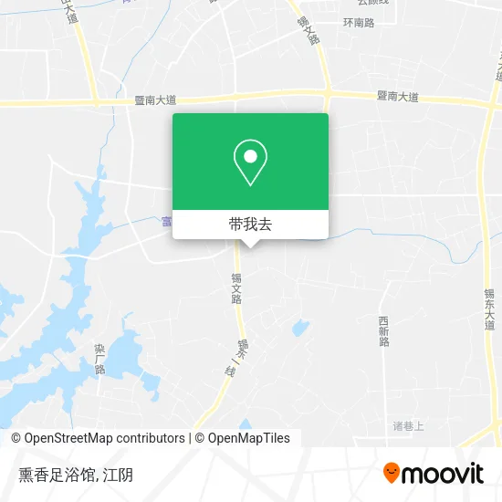 熏香足浴馆地图