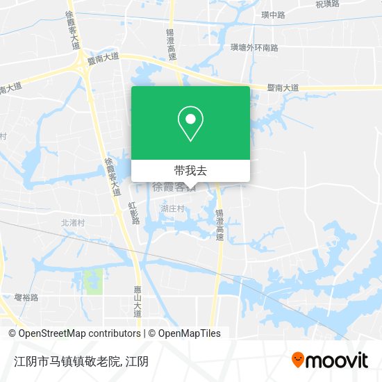 江阴市马镇镇敬老院地图