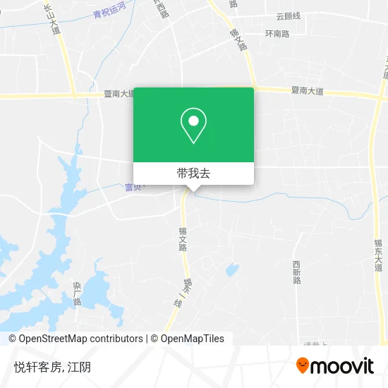 悦轩客房地图