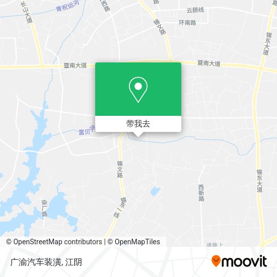 广渝汽车装潢地图