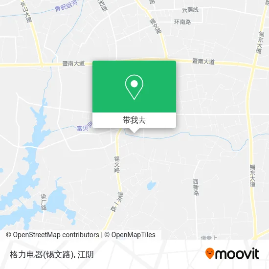 格力电器(锡文路)地图
