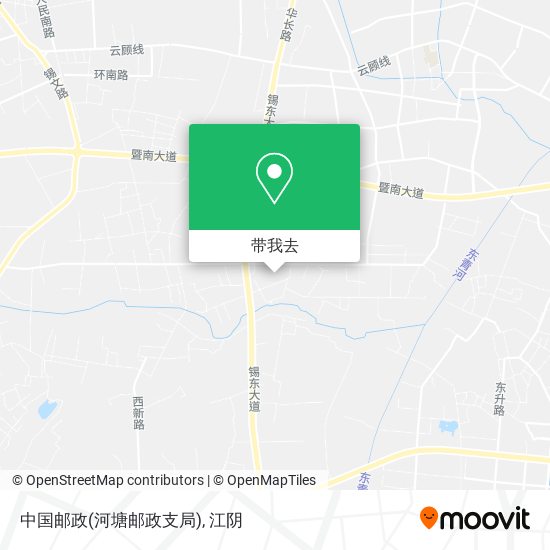 中国邮政(河塘邮政支局)地图