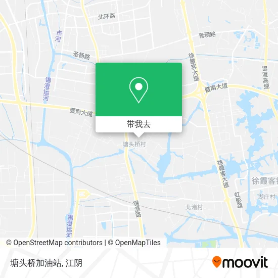 塘头桥加油站地图
