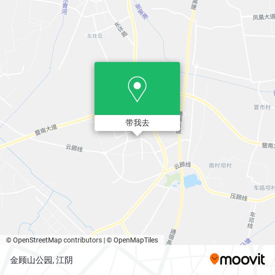 金顾山公园地图
