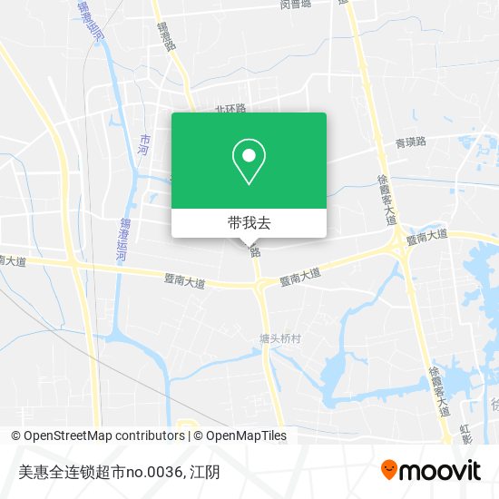 美惠全连锁超市no.0036地图