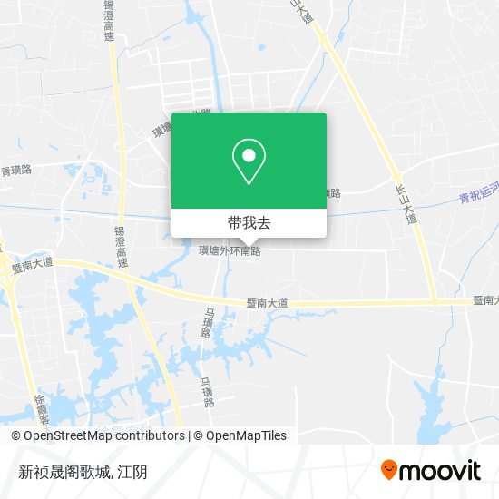 新祯晟阁歌城地图