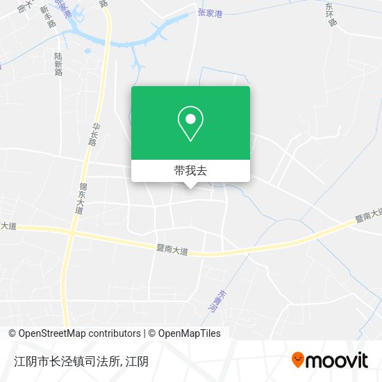 江阴市长泾镇司法所地图