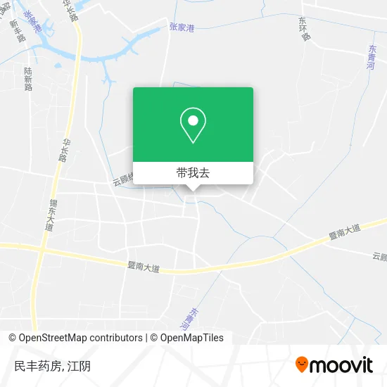民丰药房地图