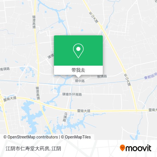 江阴市仁寿堂大药房地图