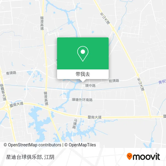 星迪台球俱乐部地图