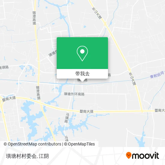 璜塘村村委会地图