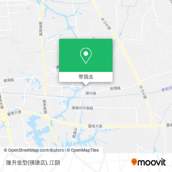 隆升造型(璜瑭店)地图