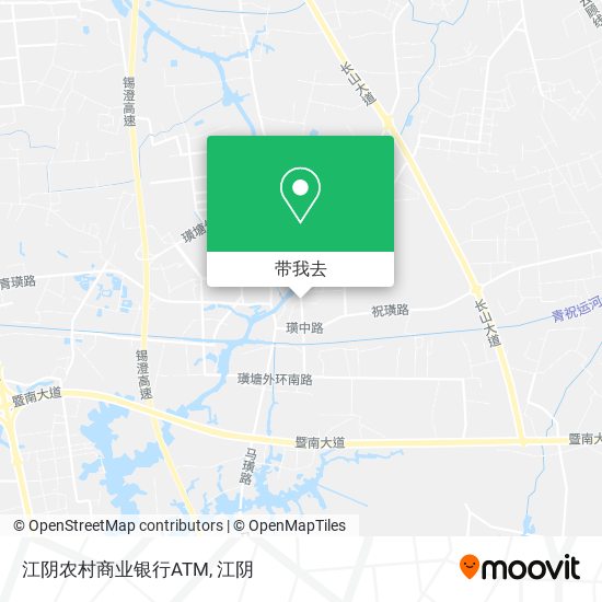 江阴农村商业银行ATM地图