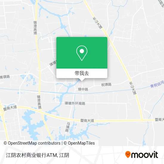 江阴农村商业银行ATM地图