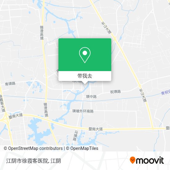 江阴市徐霞客医院地图