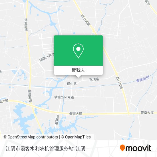 江阴市霞客水利农机管理服务站地图