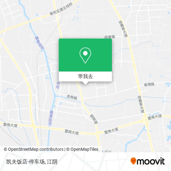 凯夫饭店-停车场地图