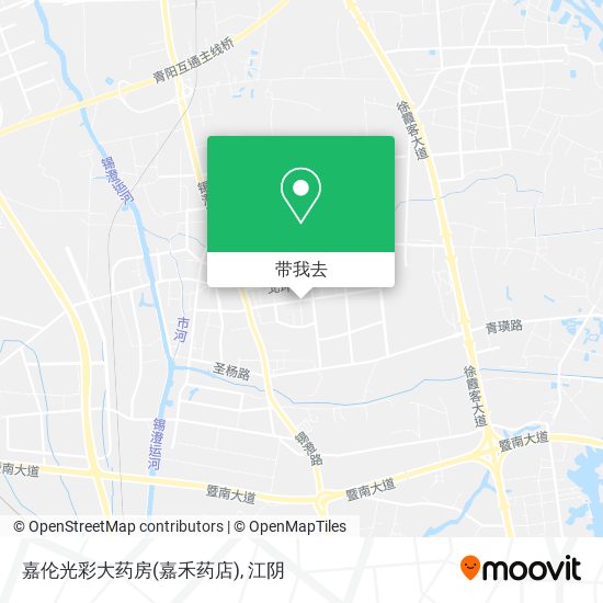 嘉伦光彩大药房(嘉禾药店)地图