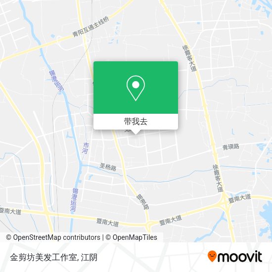 金剪坊美发工作室地图