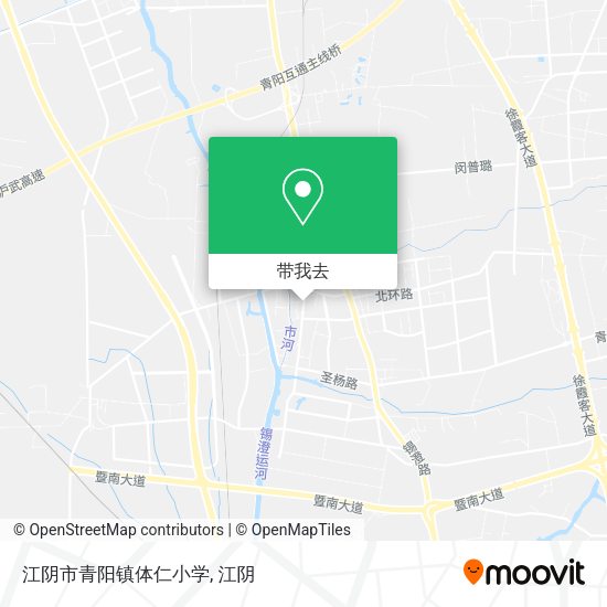 江阴市青阳镇体仁小学地图