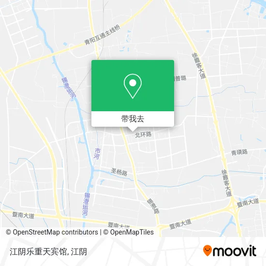 江阴乐重天宾馆地图