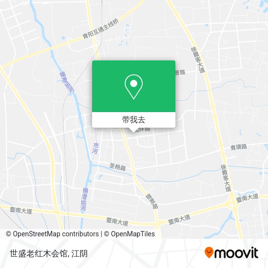世盛老红木会馆地图