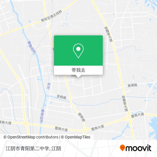 江阴市青阳第二中学地图