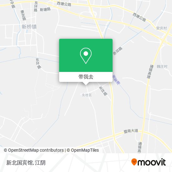 新北国宾馆地图