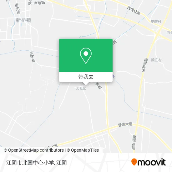 江阴市北国中心小学地图