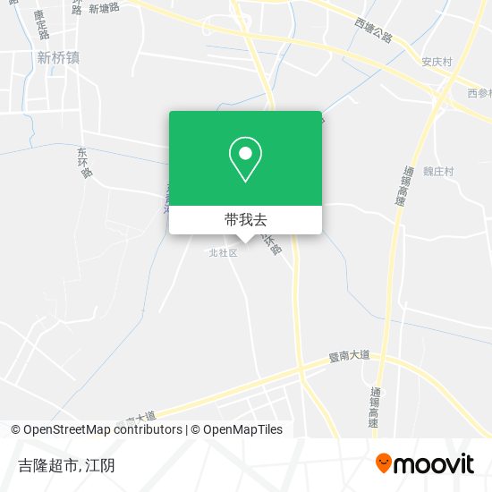 吉隆超市地图