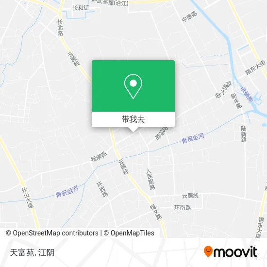 天富苑地图