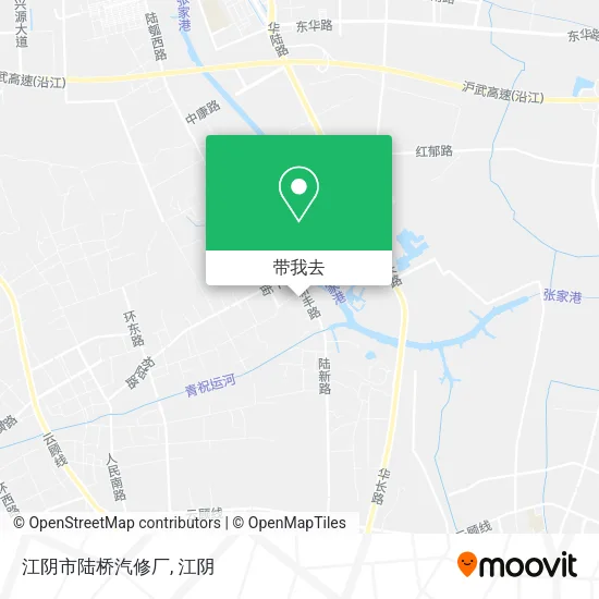 江阴市陆桥汽修厂地图