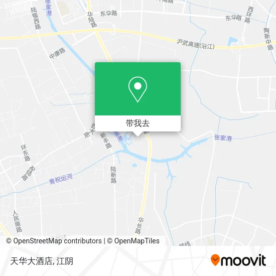 天华大酒店地图