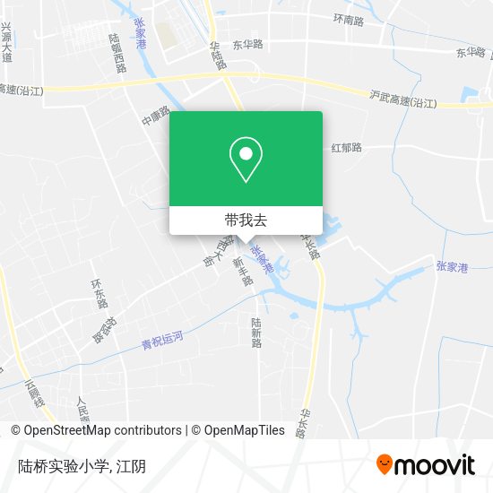 陆桥实验小学地图