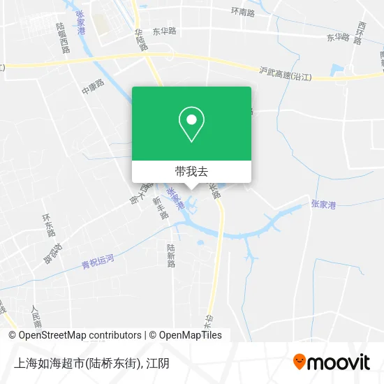 上海如海超市(陆桥东街)地图