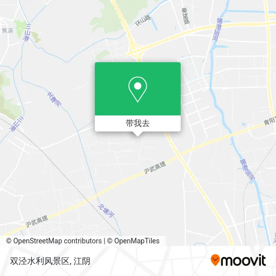 双泾水利风景区地图