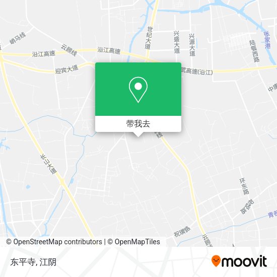 东平寺地图
