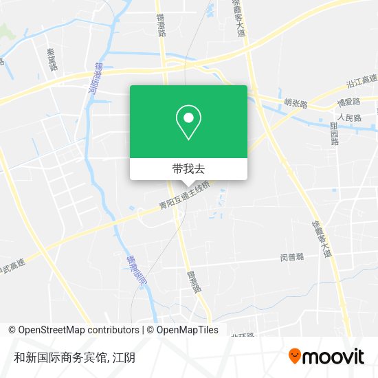 和新国际商务宾馆地图