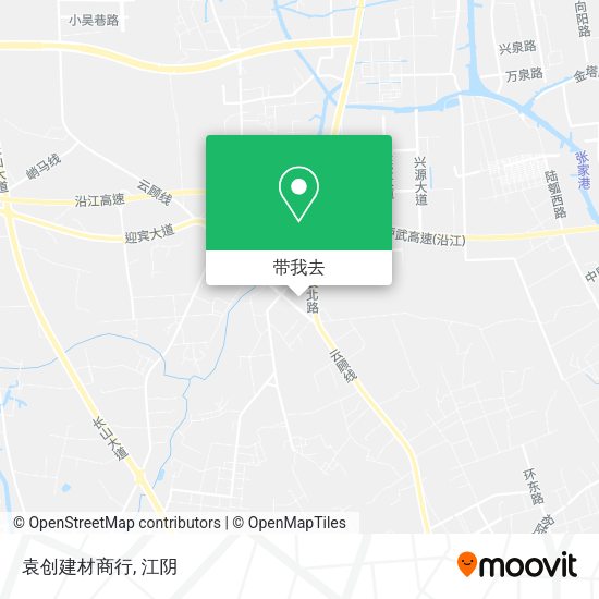 袁创建材商行地图