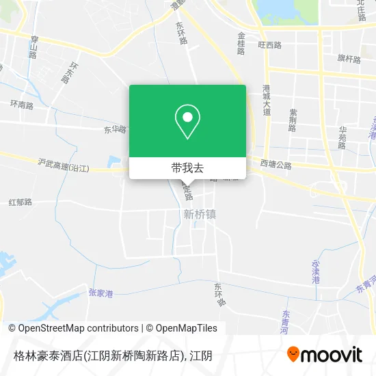 格林豪泰酒店(江阴新桥陶新路店)地图