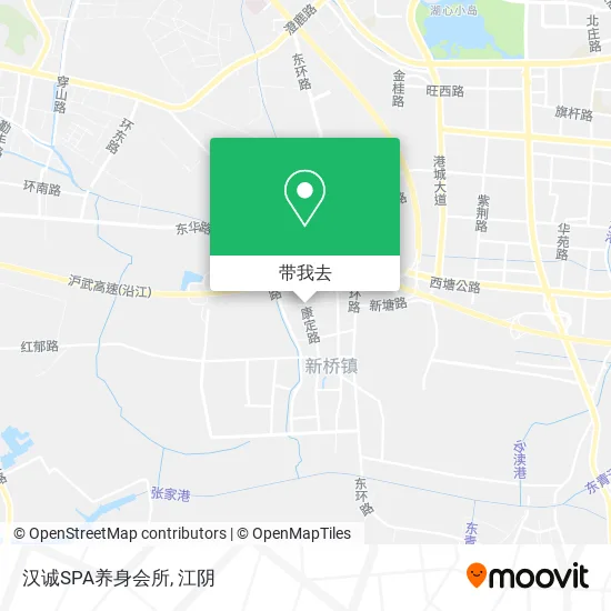 汉诚SPA养身会所地图