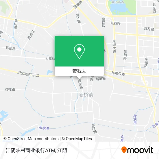 江阴农村商业银行ATM地图