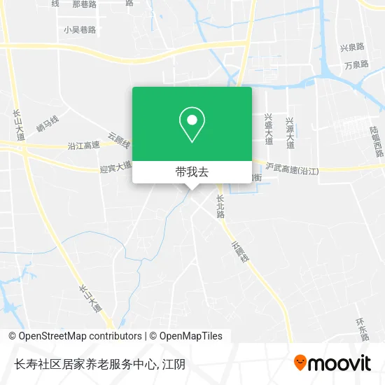 长寿社区居家养老服务中心地图