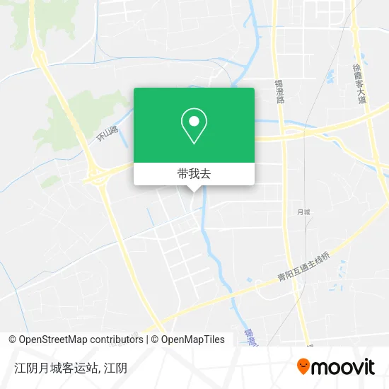 江阴月城客运站地图