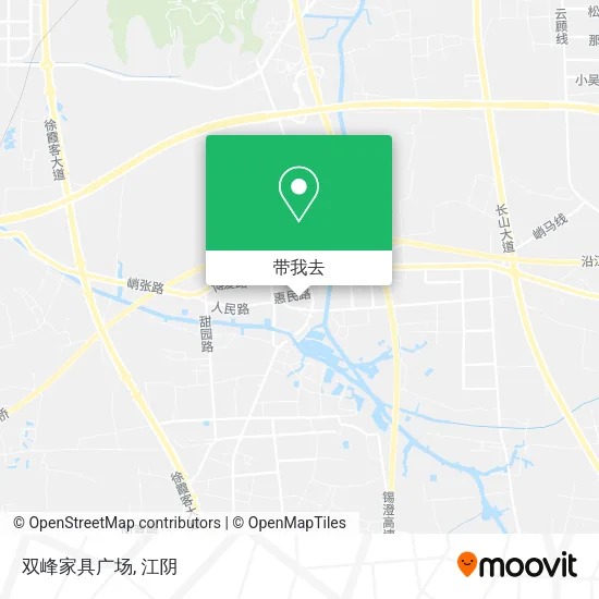 双峰家具广场地图