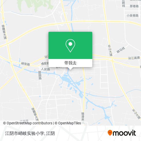 江阴市峭岐实验小学地图