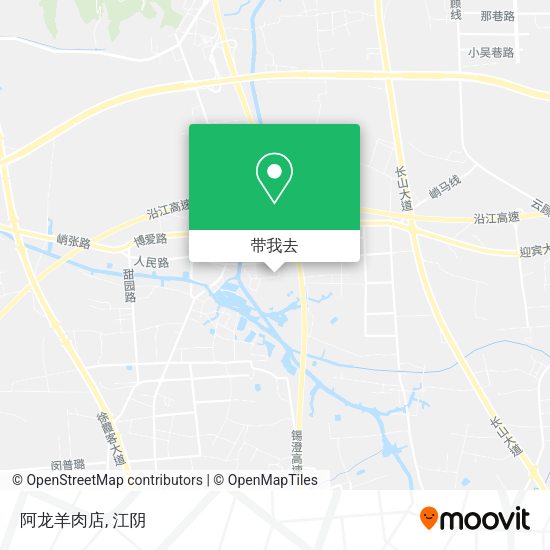 阿龙羊肉店地图