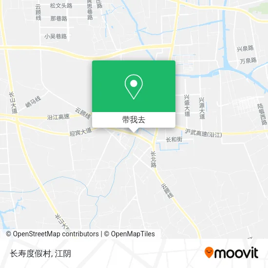 长寿度假村地图