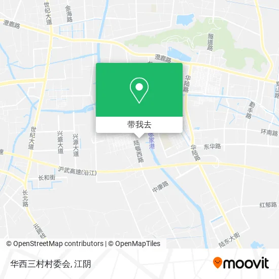 华西三村村委会地图